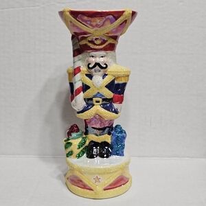 Christopher Radko Nutcracker Dandy Candle Holder 2003 Christmas Holiday Decor